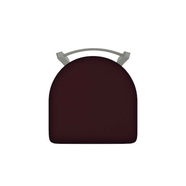 Holland Bar Stool Co 25" Low Back Swivel Counter Stool, Nickel Finish, Canter Bordeaux Seat - 82125AN005