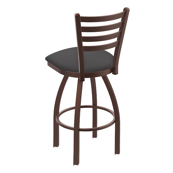 Holland Bar Stool Co 25" Swivel Counter Stool, Bronze Finish, Canter Storm Seat - 41025BZ004
