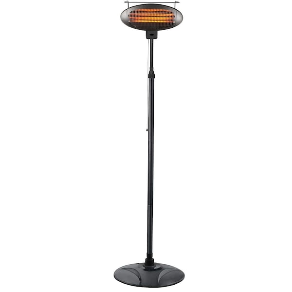 Adornos 1500 watts Freestanding Electric Heater, Black - AD1692051