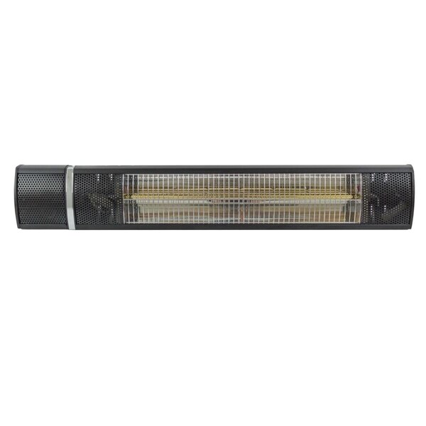 Adornos Wall Mount Electric Heater in Black - AD1690876