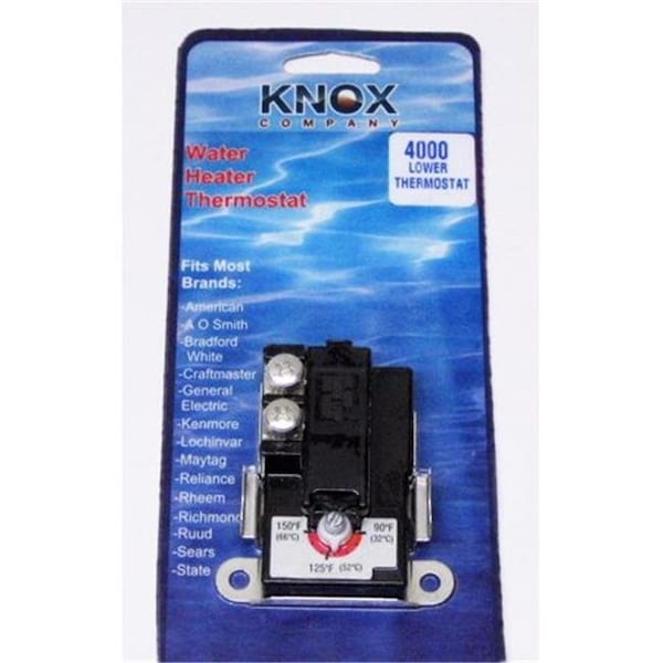 Knox Knox T-4000PB Water Heater Thermostat Lower Water Heater - T-4000PB