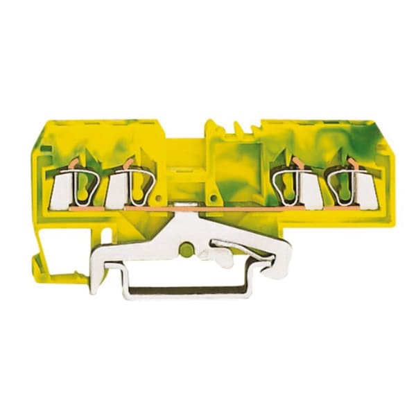 Wago TERMINAL BLOCK GROUND SPRING, MULTI 5MM 600V/20A/28-12AWG - 280-677