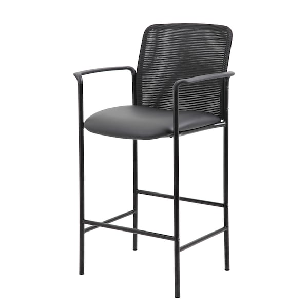 Boss Contemporary Mesh Counter Stool, Black - B16909-CS