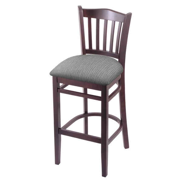 Holland Bar Stool Co 25" Counter Stool, Dark Cherry Finish, Graph Seat - 312025DC020