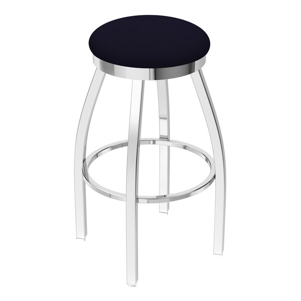 Holland Bar Stool Co 25" Swivel Counter Stool, Chrome Finish, Canter Twilight Seat - 80225CH002