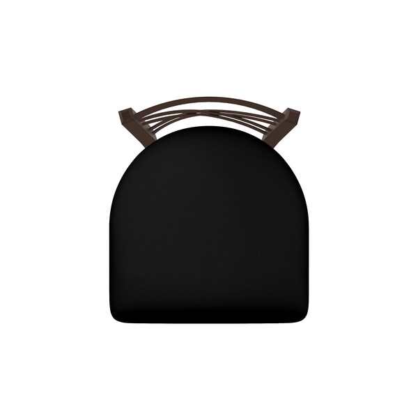 Holland Bar Stool Co 25" Swivel Counter Stool, Bronze Finish, Black Vinyl Seat - 82025BZBLKVINYL