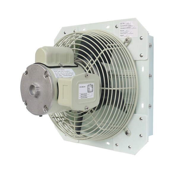 Iliving 10-Inch Corrosion Resistance Shutter Exhaust Fan, Single Speed - ILG8SF10S-CR