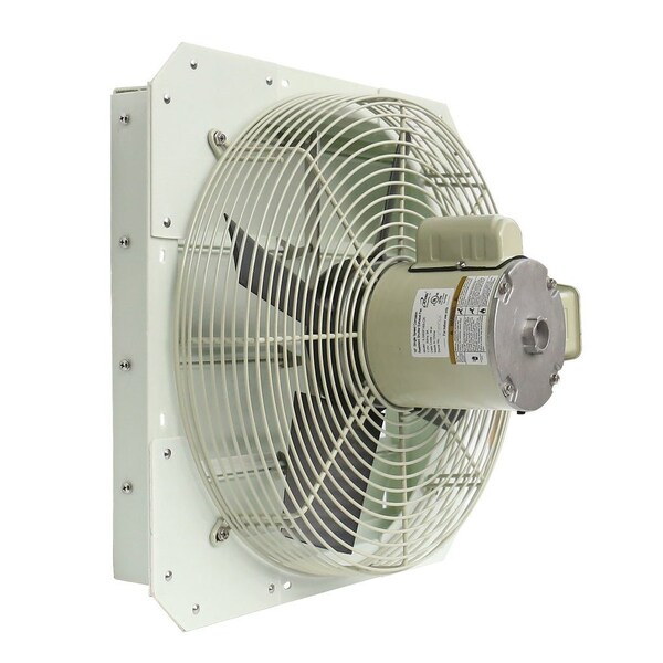 Iliving 16-Inch Corrosion Resistance Shutter Exhaust Fan, Single Speed - ILG8SF16S-CR