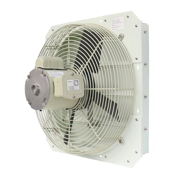 Iliving 16-Inch Corrosion Resistance Shutter Exhaust Fan, Single Speed - ILG8SF16S-CR