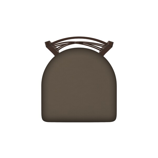 Holland Bar Stool Co 25" Swivel Counter Stool, Bronze Finish, Canter Earth Seat - 82025BZ006