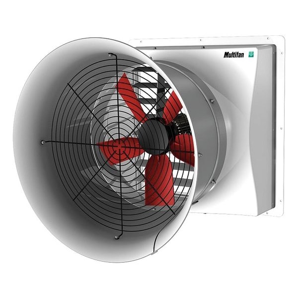 Multifan Agricultural Exhaust Fan, 240V, 21/32 HP - C6E63K0M10338