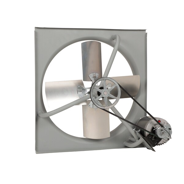 Tpi Commercial Exhaust Fan, 24", Belt-Drive, 230/460V, 1/3HP, 3-Ph, Gray - CE-24B-3