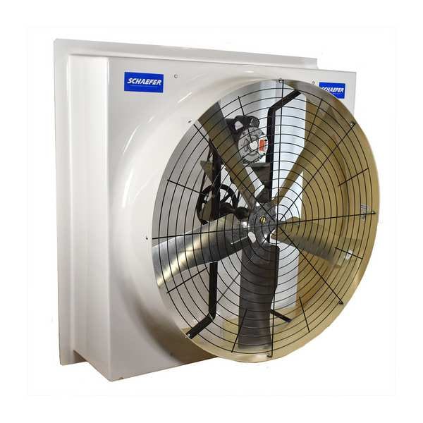 Schaefer Exh Fan, B/D, 36 Dia, CFM 11,893,115/230 V - FFM365G12