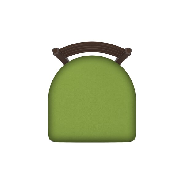 Holland Bar Stool Co 25" Swivel Counter Stool, Bronze Finish, Canter Kiwi Green Seat - 41025BZ009