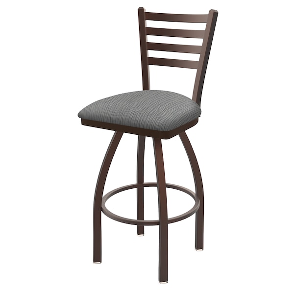 Holland Bar Stool Co 25" Swivel Counter Stool, Bronze Finish, Graph Seat - 41025BZ020