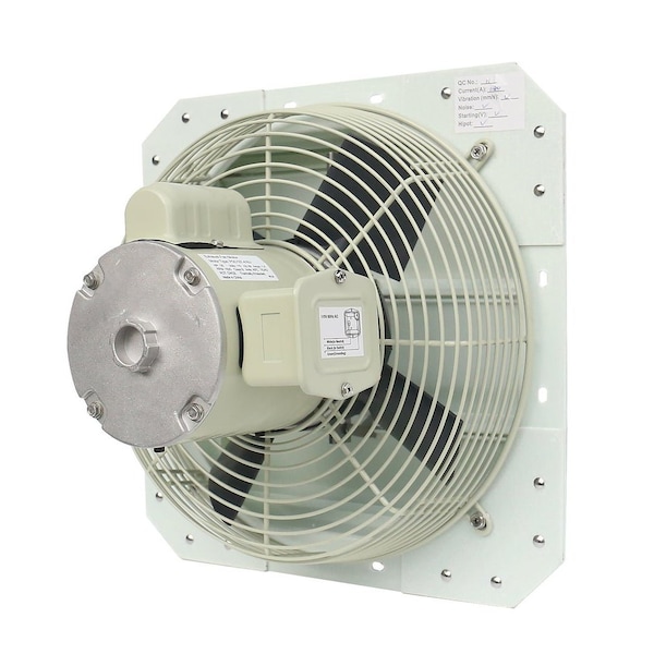 Iliving 12-Inch Corrosion Resistance Shutter Exhaust Fan, Single Speed - ILG8SF12S-CR