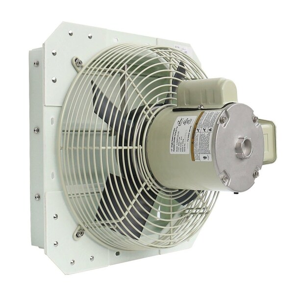 Iliving 12-Inch Corrosion Resistance Shutter Exhaust Fan, Single Speed - ILG8SF12S-CR