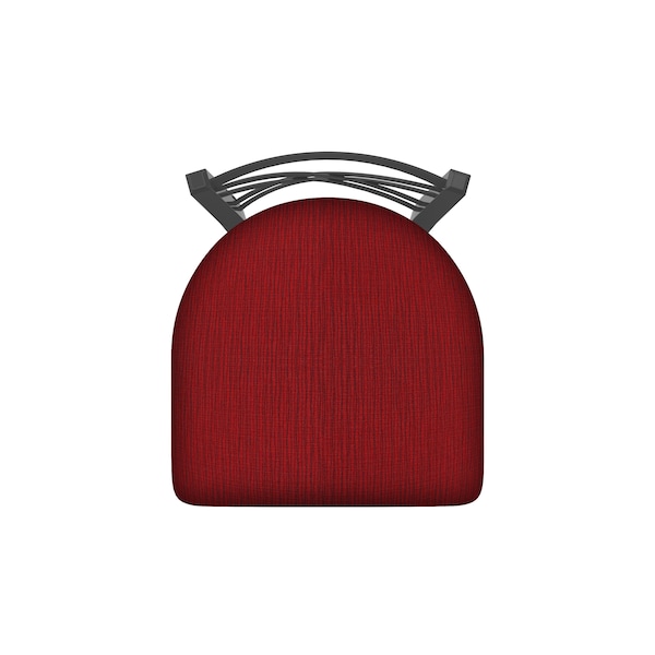 Holland Bar Stool Co 25" Swivel Counter Stool, Pewter Finish, Graph Ruby Seat - 82025PW016