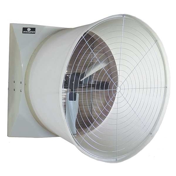 Schaefer Cone Exhaust Fan, 57 In, 208-230/460V, 3 PH - 573CF112G-3-HV