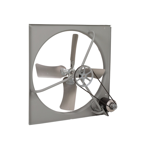 Tpi Commercial Exhaust Fan, 36", Belt-Drive, 120V, 1/2HP, 1-Phase, Gray - CE-36B