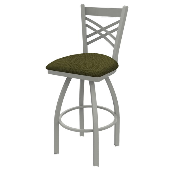 Holland Bar Stool Co 25" Swivel Counter Stool, Nickel Finish, Graph Parrot Seat - 82025AN015