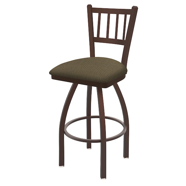 Holland Bar Stool Co 25" Swivel Counter Stool, Bronze Finish, Graph Cork Seat - 81025BZ017