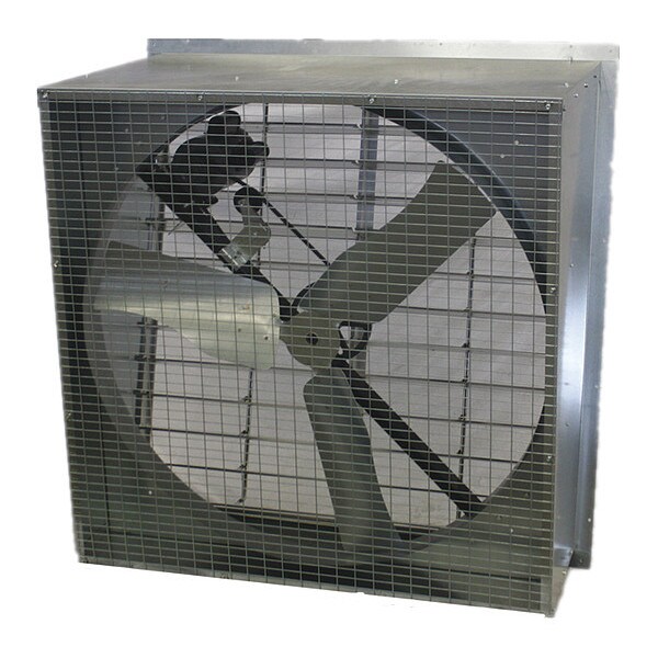 Dayton Exhaust Fan, 48In, Slantwall, Belt Drive - 44YU14