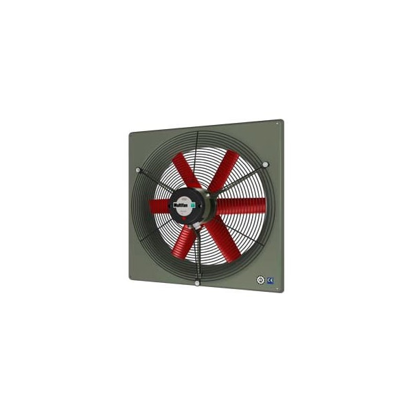 Vostermans Ventilation. Multifan Panel Agricultural Fan 12in Diameter Single Phase 240v With Grill - V4E30K2M71100