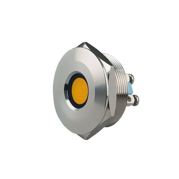 Indicadores de montaje en panel Dialight LED 30mm, verde, 12Vcc - 623-1302-304F
