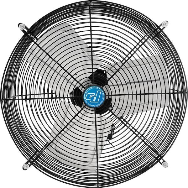 Cd Continental Dynamics 18in Direct Drive Exhaust Fan, 1 Speed, 5250 CFM, 1/8 HP - 246508