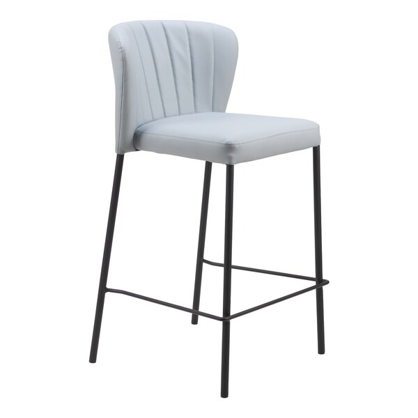 Zuo Modern Linz Counter Stool Set Of 2 Gray - 109781