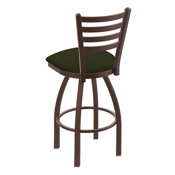 Holland Bar Stool Co 25" Swivel Counter Stool, Bronze Finish, Canter Pine Seat - 41025BZ010