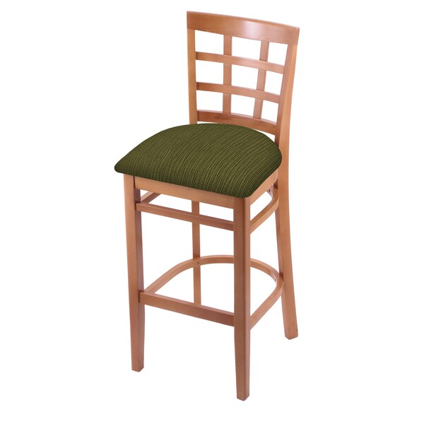 Holland Bar Stool Co 25" Counter Stool, Medium Finish, Graph Parrot Seat - 313025MED015