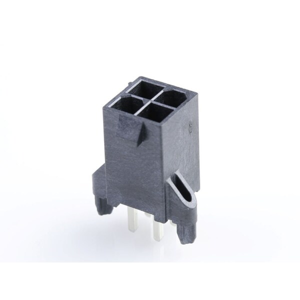 Molex Rectangular Power Connector, 4 Contact(S), Male, Solder Terminal, Receptacle - 462070004