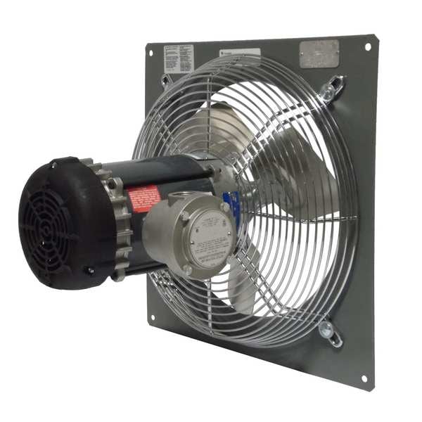 Canarm Panel ExtFn, 12In Bl Dia, Stl, 230/460 V - P12-4M