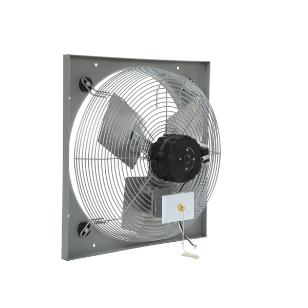 Tpi Exhaust Fan, 18" TEAO Motor, 120V, With Venturi, 1/8HP, 3-Speed, Gray - CE 18-DV