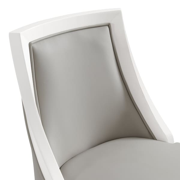 Alaterre Furniture Ellie Counter Height Stool with Back, White, 2PK - ANEL01PDCR2