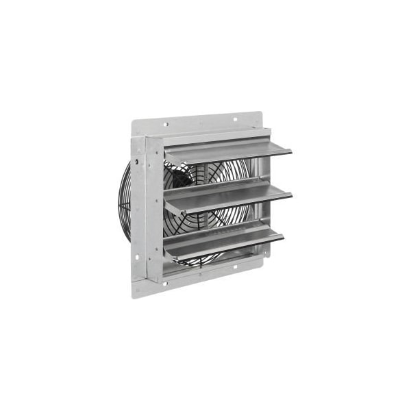 Continental Dynamics Continental Dynamics&reg; Direct Drive 12" Exhaust Fan With Shutter, 1/12 HP, Single Speed - 294495