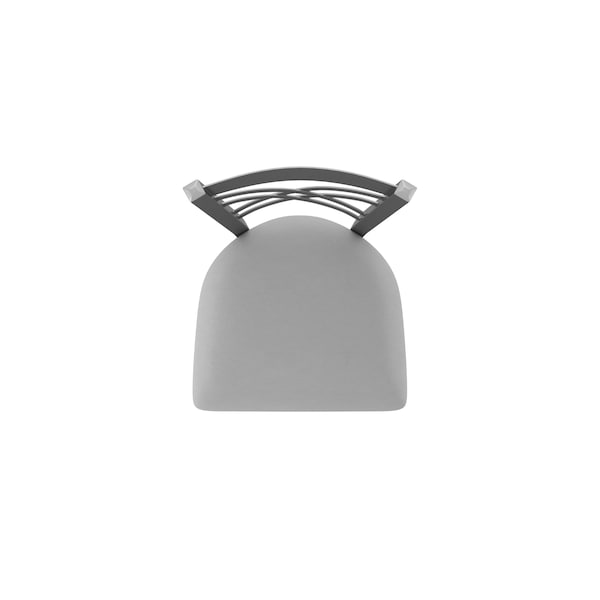 Holland Bar Stool Co OD820 Catalina Stainless Steel 25 Swivel Outdoor Counter Stool with Breeze Sidewalk Seat - OD82025SSOD006