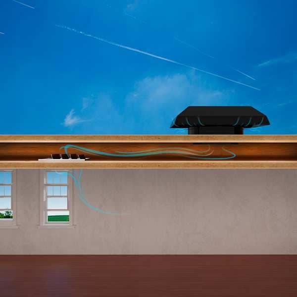Quietcool RM WHF-4.0DG1 Steel Roof Whole House Fan - RM WHF-4.0-DG1