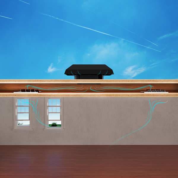 Quietcool RM WHF-4.0DG2 Steel Roof Whole House Fan - RM WHF-4.0-DG2