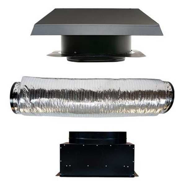 Quietcool RM WHF-4.0-DB Steel Roof Whole House Fan - RM WHF-4.0-DB
