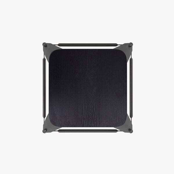 Flash Furniture 24" Black Metal Stool-Black Poly Seat - CH-31320-24-BK-PL2B-GG
