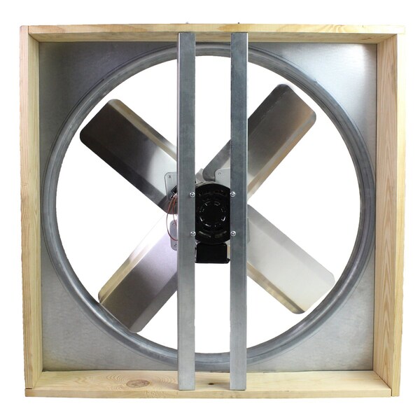 Maxx Air 24 In. 2-Speed Direct Drive Whole House Fan with Shutter - CX242DDWTUPS