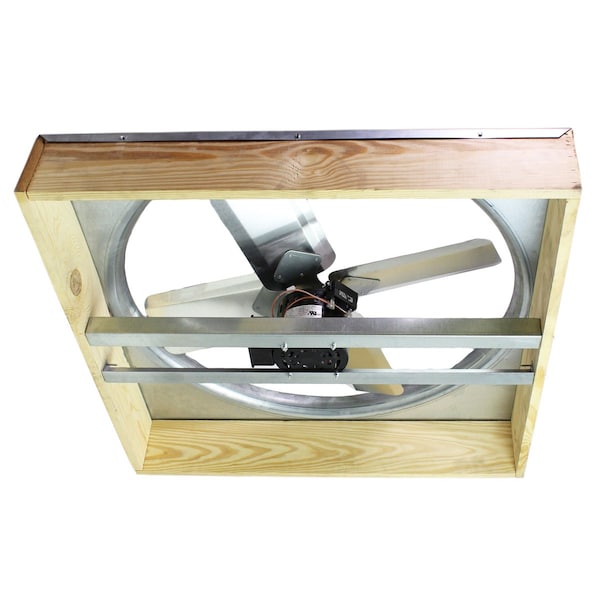 Maxx Air 24 In. 2-Speed Direct Drive Whole House Fan with Shutter - CX242DDWTUPS