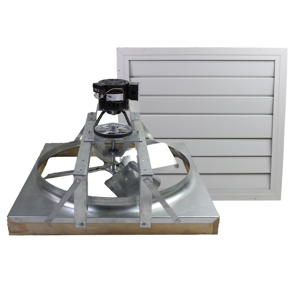 Maxx Air Whole House Exhaust Fan 120 V, 6,800 / 9,700 CFM - CX36BD2SPD