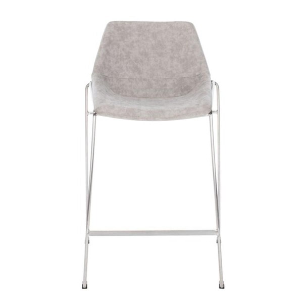 Safavieh Alexis Mid Century Counter Stool, Matte Stone - BST3000A