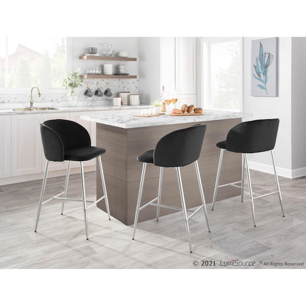 Lumisource Fran Counter Stool - Set of 2 PR - B26-FRAN VBK2