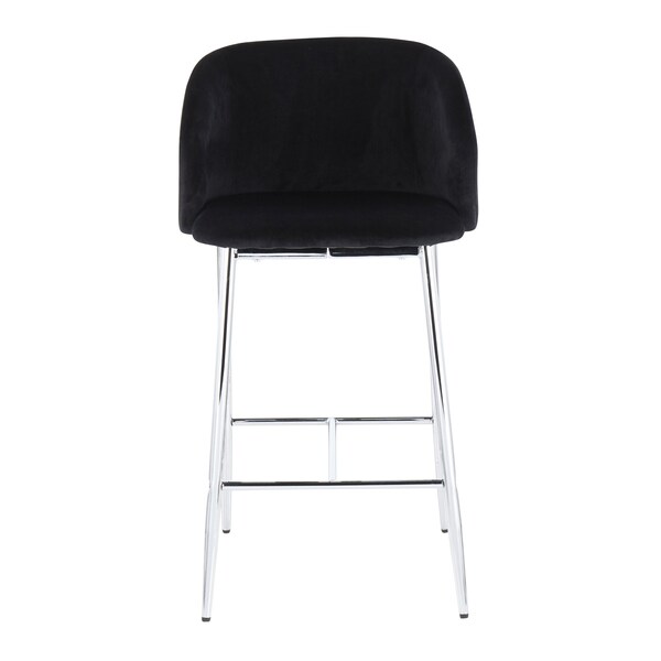 Lumisource Fran Counter Stool - Set of 2 PR - B26-FRAN VBK2