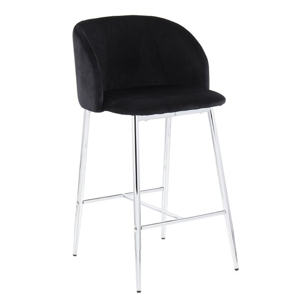 Lumisource Fran Counter Stool - Set of 2 PR - B26-FRAN VBK2